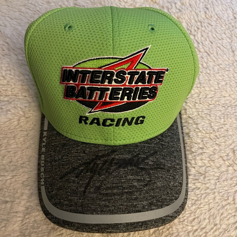 Kyle Busch autographed hat